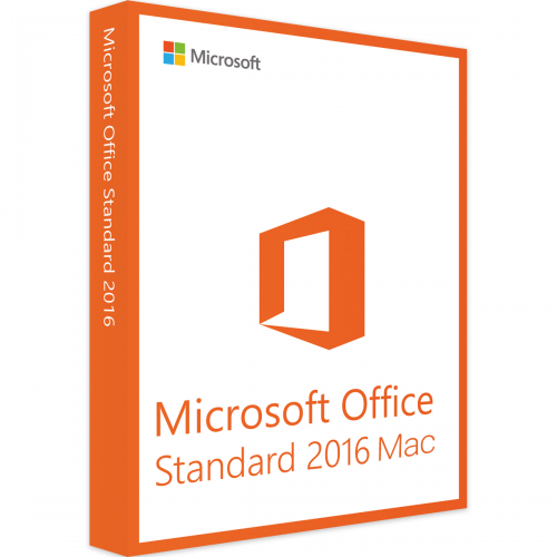 Microsoft Office 2016 Standard MAC Download Licence - 04898