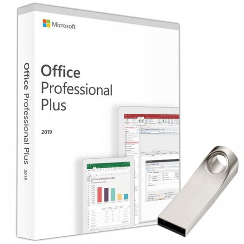 Microsoft Office 2019 Professional Plus 1PC inkl. USB-Stick - 049865-U