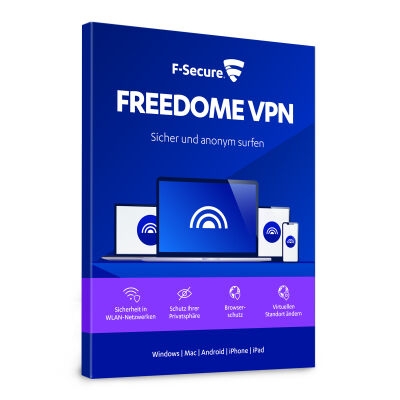 F-Secure Freedome VPN (3 PC / 1 Jahr) WIN, MAC - 506002