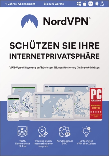 NordVPN Premium (6 Geräte / 2 Jahr)