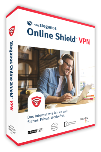 mySteganos Online Shield VPN 2021 5 Geräte - 1 Jahr Deutsch - 907465
