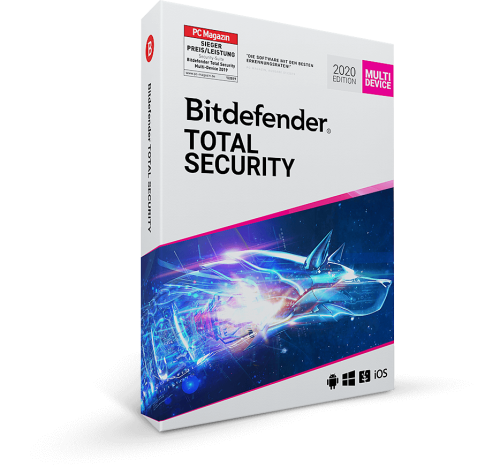 Bitdefender Total Security 2022 | 3 Geräte 1 Jahr - 049876