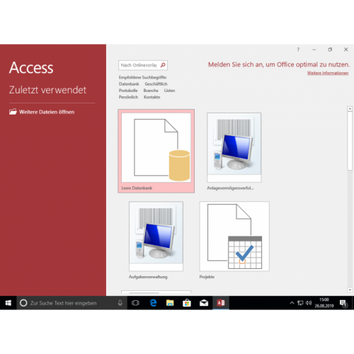 Microsoft Office 2019 Professional 1PC Download Lizenz - 034545PLA-DE