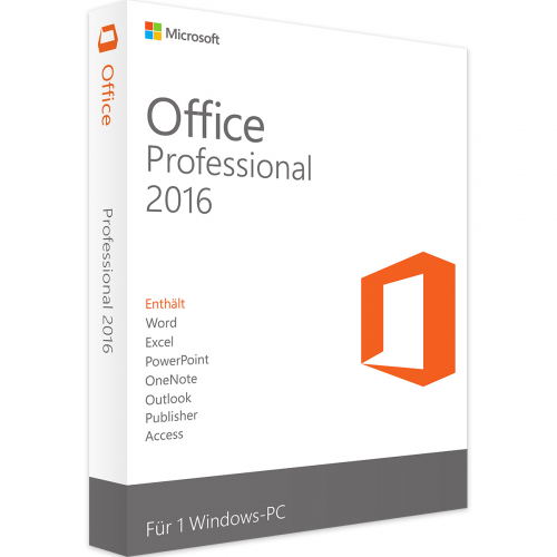 Microsoft Office 2016 Professional 1 PC Download Lizenz - 003497