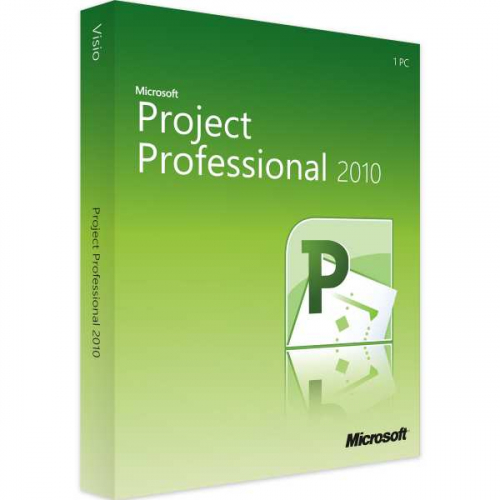 Microsoft Project 2010 PROFESSIONAL 1 PC