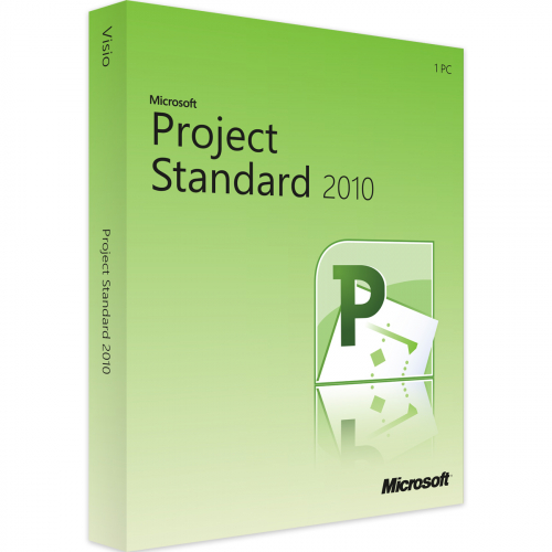 Microsoft Project 2010 STANDARD 1 PC