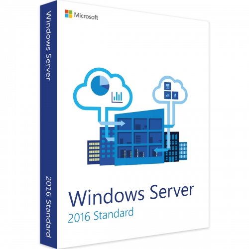 Microsoft Windows Server 2016 Standard Download Lizenz MLK 16 Core