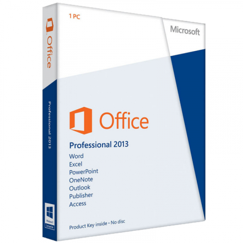 Microsoft Office 2013 Professional 1 PC Download Licence